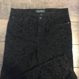 Black Pants with Pattern
